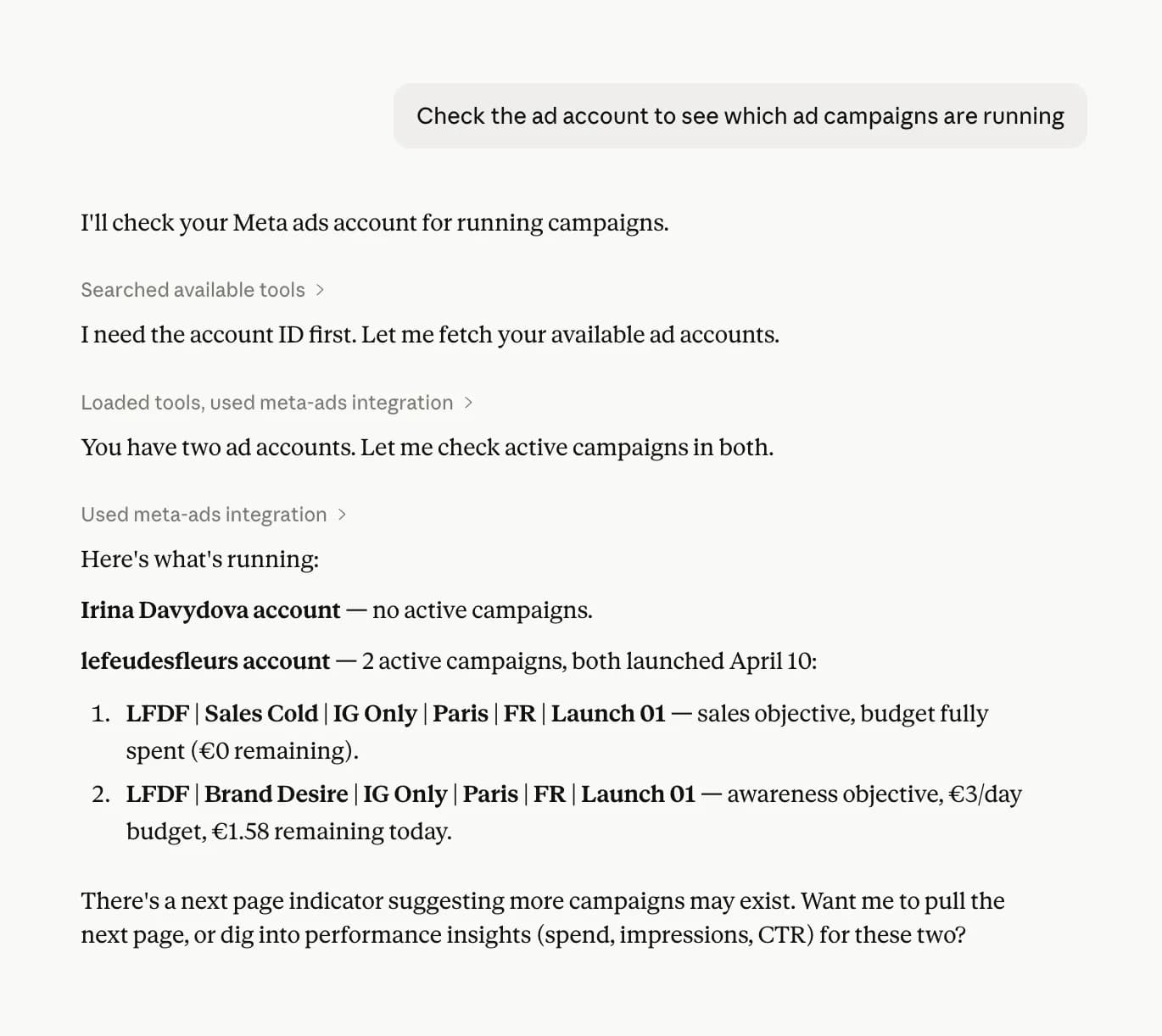 MCP Meta Ads — Claude as Your Personal Media Analyst