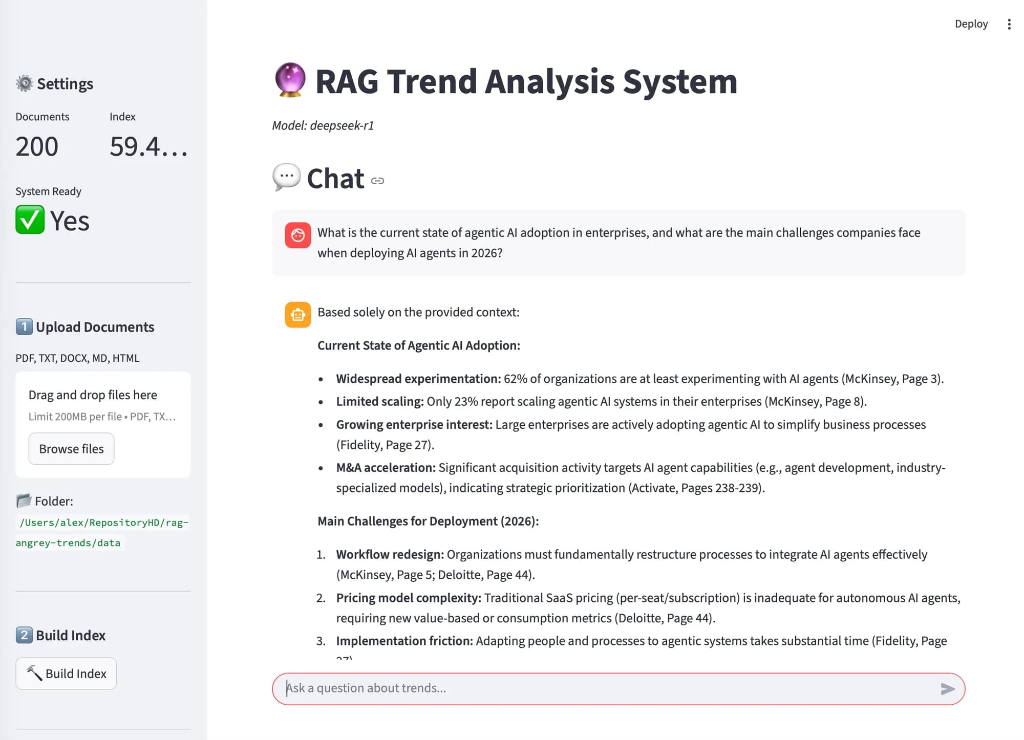RAG Trends Analyzer — AI Analyst for Your Documents