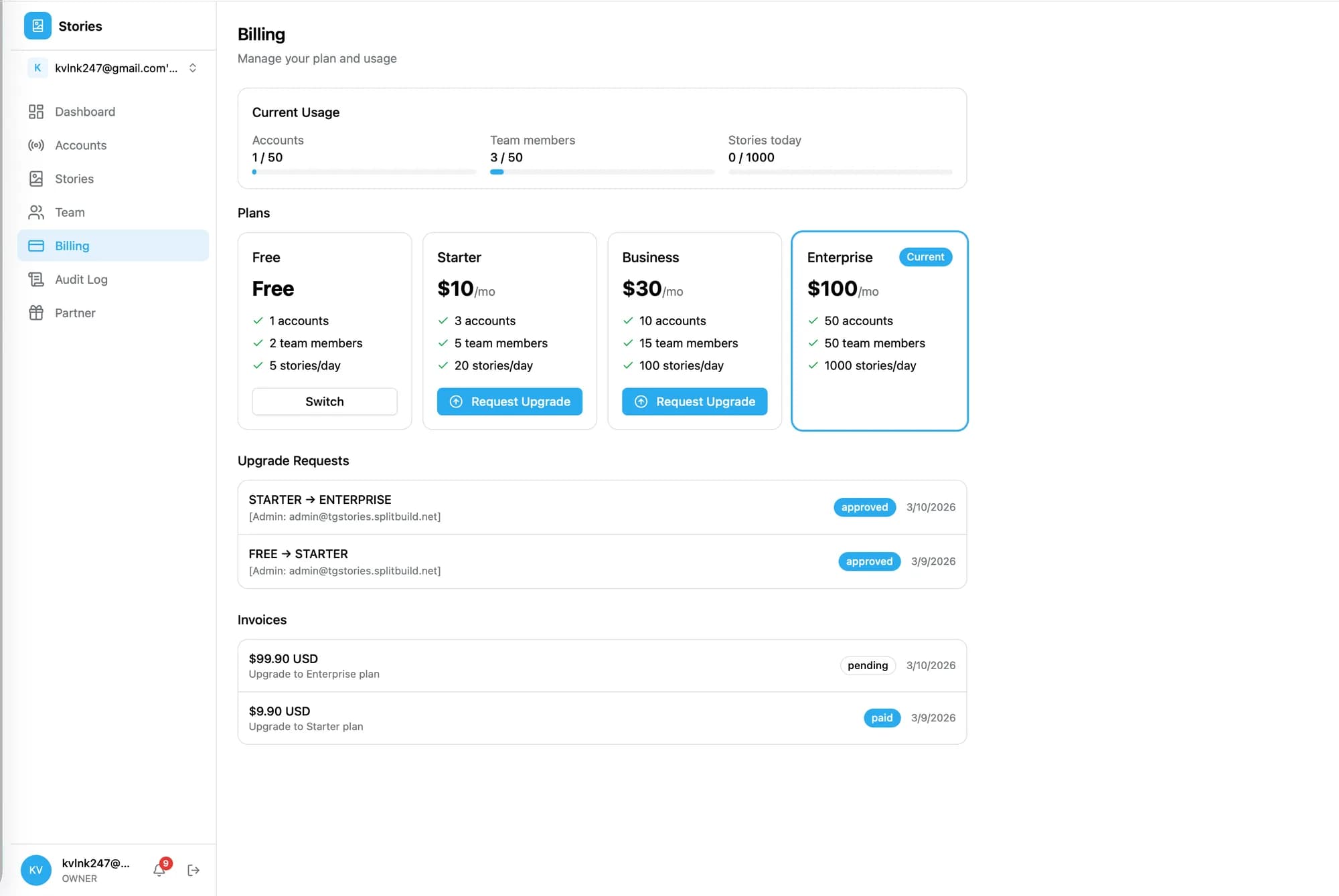 Social Posting — Telegram Stories Scheduler