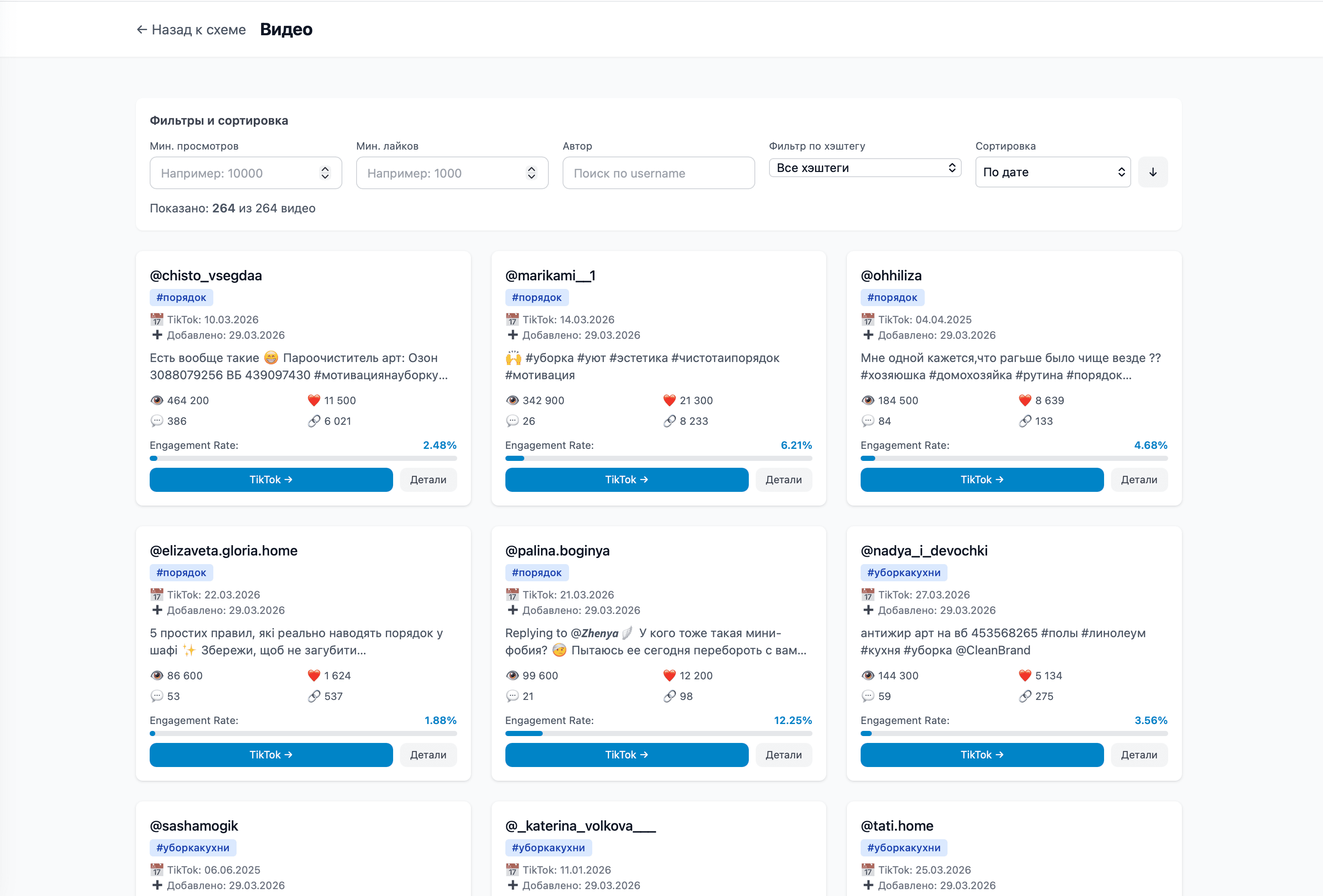 TikTok Trends Parser
